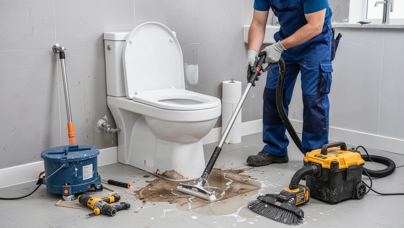 Toilet Overflow Cleanup