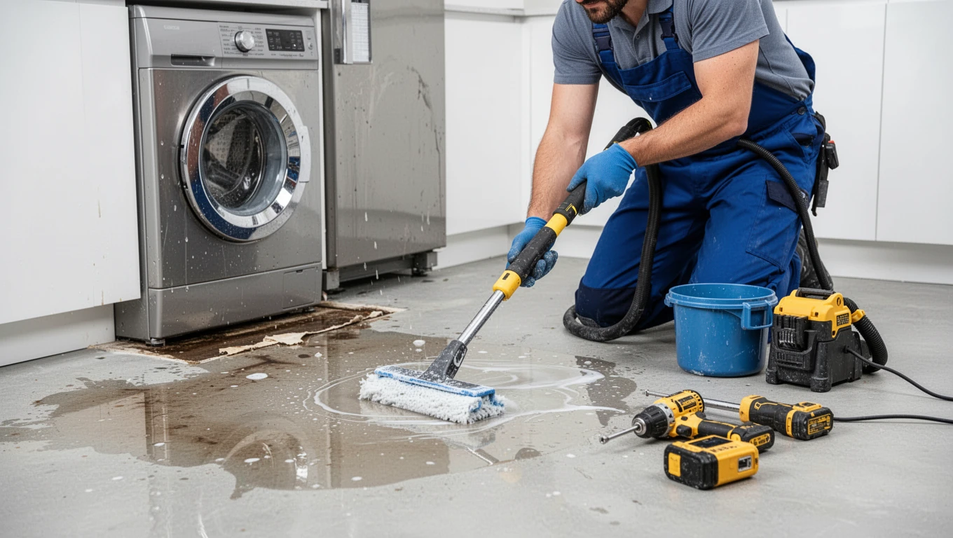 Appliance Leak Cleanup