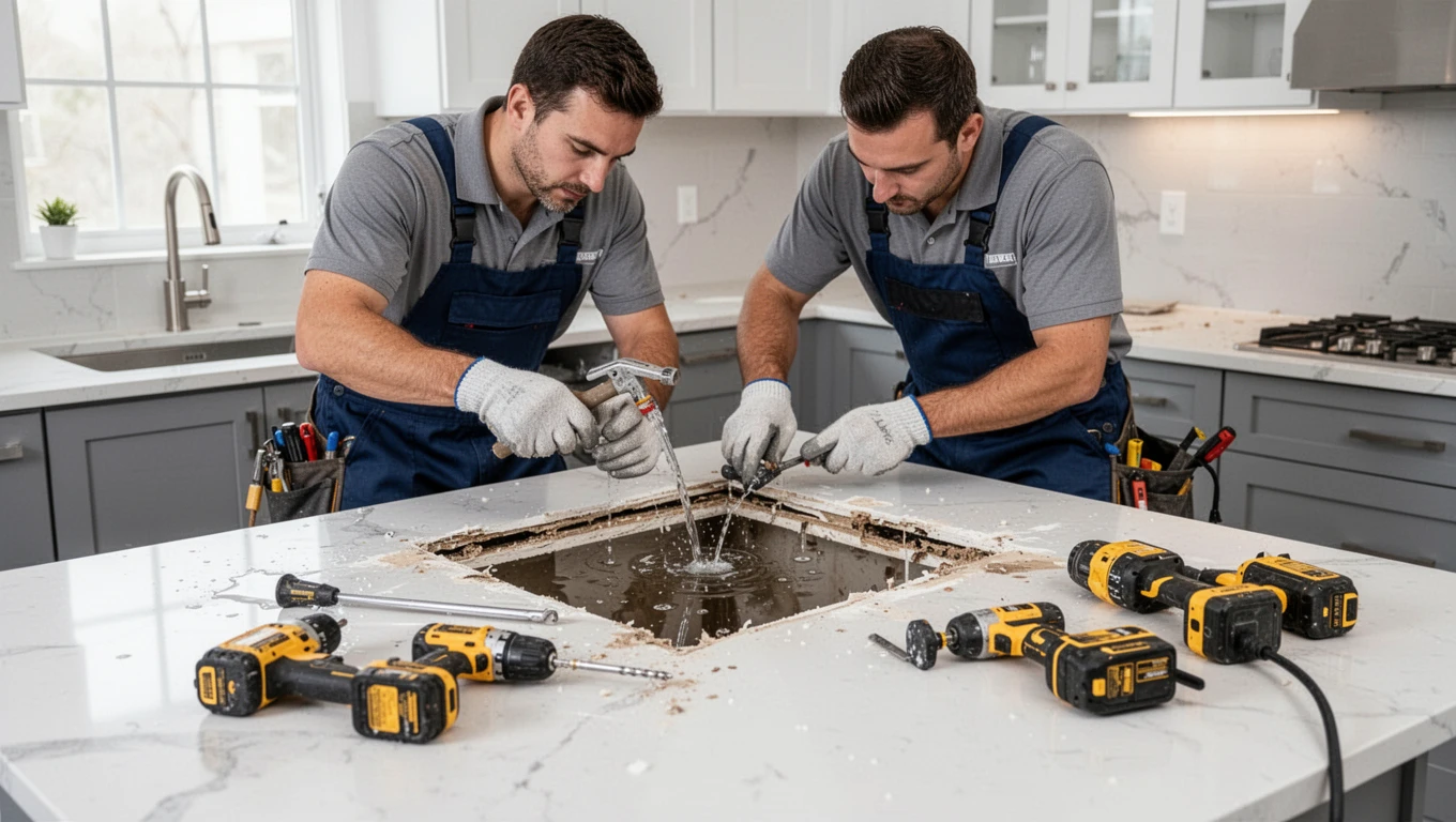 Kitchen Water Damage Repair